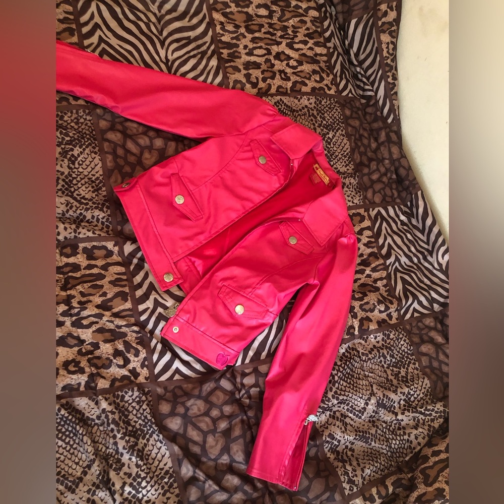 Apple Bottoms Girls Fitted Jacket (Pink)